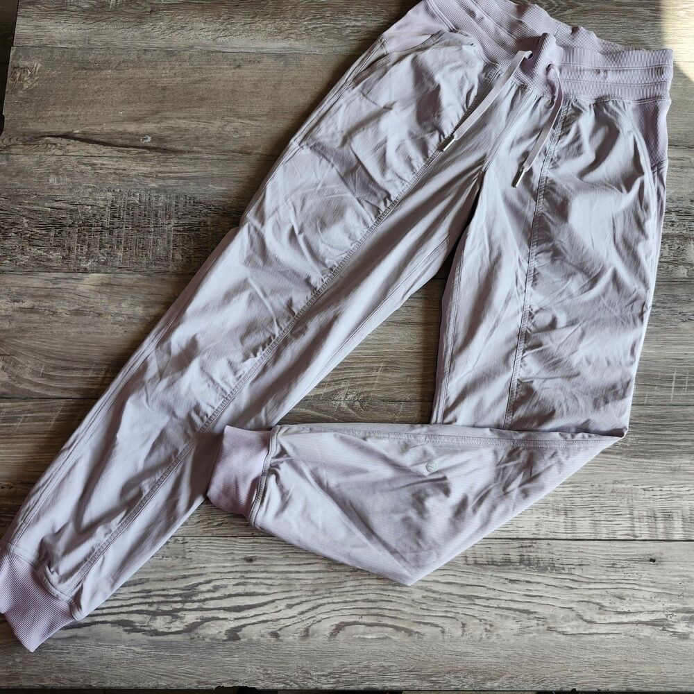 (4) Lululemon Dance Studio Lined Mid-Rise Jogger